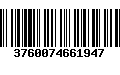 Código de Barras 3760074661947