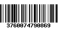 Código de Barras 3760074790869