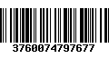 Código de Barras 3760074797677