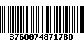 Código de Barras 3760074871780