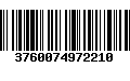 Código de Barras 3760074972210