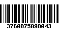 Código de Barras 3760075090043