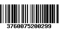 Código de Barras 3760075200299