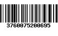 Código de Barras 3760075200695