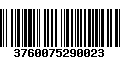 Código de Barras 3760075290023