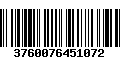 Código de Barras 3760076451072