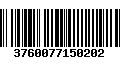 Código de Barras 3760077150202