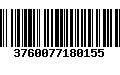 Código de Barras 3760077180155