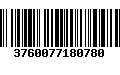 Código de Barras 3760077180780