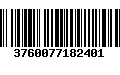 Código de Barras 3760077182401