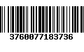 Código de Barras 3760077183736