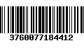 Código de Barras 3760077184412