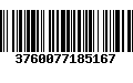 Código de Barras 3760077185167