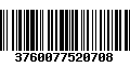 Código de Barras 3760077520708