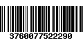 Código de Barras 3760077522290