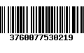 Código de Barras 3760077530219