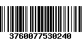 Código de Barras 3760077530240