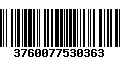 Código de Barras 3760077530363