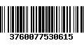 Código de Barras 3760077530615