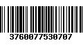 Código de Barras 3760077530707