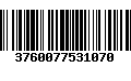 Código de Barras 3760077531070