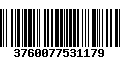 Código de Barras 3760077531179