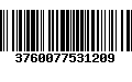 Código de Barras 3760077531209