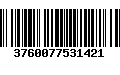 Código de Barras 3760077531421