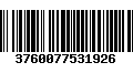 Código de Barras 3760077531926