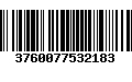 Código de Barras 3760077532183