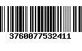 Código de Barras 3760077532411