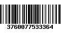 Código de Barras 3760077533364