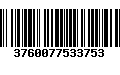 Código de Barras 3760077533753