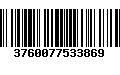 Código de Barras 3760077533869