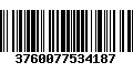 Código de Barras 3760077534187