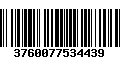 Código de Barras 3760077534439