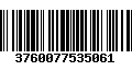 Código de Barras 3760077535061