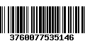 Código de Barras 3760077535146