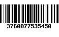 Código de Barras 3760077535450