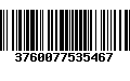 Código de Barras 3760077535467