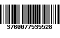 Código de Barras 3760077535528