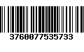 Código de Barras 3760077535733