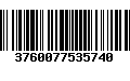 Código de Barras 3760077535740