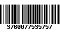 Código de Barras 3760077535757