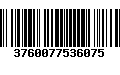 Código de Barras 3760077536075