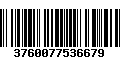 Código de Barras 3760077536679