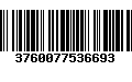 Código de Barras 3760077536693