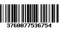 Código de Barras 3760077536754