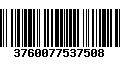 Código de Barras 3760077537508