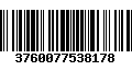 Código de Barras 3760077538178